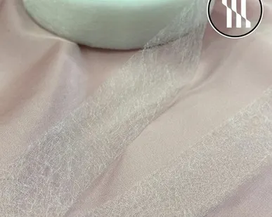 фото Паутинка клеевая, цв. Белый