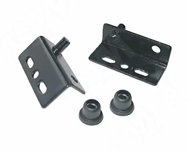 фото Компл. петель для двери из ДСП, черный (2021 BLACK)