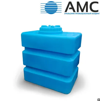 Фото №0 Бак пластиковый 1000 литров прямоугольный с крышкой