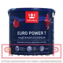 фото Tikkurila TIKKURILA EURO POWER 7 краска моющаяся для стен и потолка, база А - 18 л