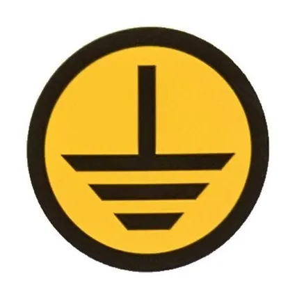 Фото №0 Наклейка "Земля" (d20мм.) EKF PROxima an-1-04