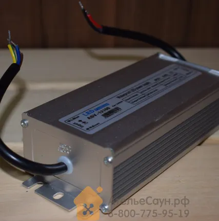 Фото №1 Трансформатор EOS LED IP67 12 В, 100 Вт (для турецкой парной, арт. 26850)