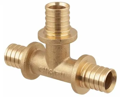 фото Тройник аксиальный латунный 32х32х32 PRO AQUA , AX20032