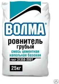фото Наливной пол Волма Ровнитель (25 кг)