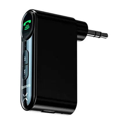 Фото №0 Адаптер Bluetooth Baseus Qiyin AUX Car Bluetooth Receiver чёрный
