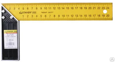 Фото №0 Угольник STAYER "PROFI" столярный из нержавеющей стали, 350мм.