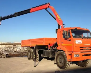 фото Бортовой КАМАЗ 43118-46 с КМУ Palfinger PK 15500A
в