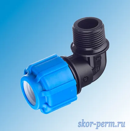 Фото №0 Угольник НР 20х3/4 ПНД