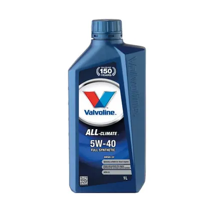 Фото №0 Масло моторное синт. Valvoline ALL CLIMATE C3 5W40 (e1L)