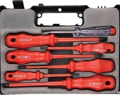 фото Набор отверток Sturm 7шт. с диэл. ручкой 1040-01-SSЕ