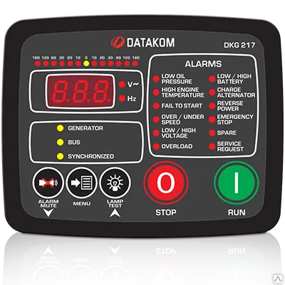 Фото №0 DKG-217 Ручной и удалленый запуск с синхроскопом и реле синхронизации
