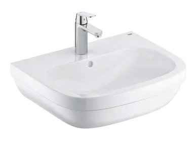фото Раковина 60см Grohe Euro Ceramic со смесителем 39642000 альпин-белый