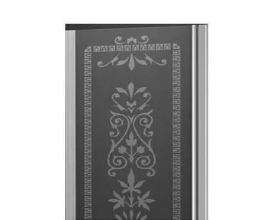 фото Душевая дверь в нишу Cezares Royal Palace B11 100+80 см хром