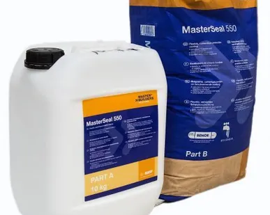 фото Обмазочная гидроизоляция Masterseal 550,36 кг (белый,серый)
