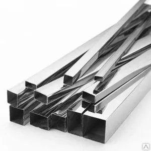 Фото №0 Труба профильная 10 х 10 х1.0 AISI 304 (08Х18Н10) квадратная L=6000мм, м
в