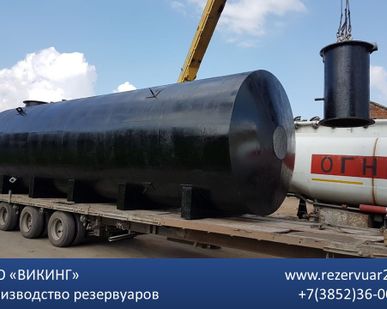 фото Резервуар стальной пожарный РГСП