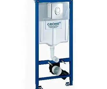 фото Инсталляция GROHE Rapid SL 3 в 1 в сборе, для подвесного унитаза с кнопкой