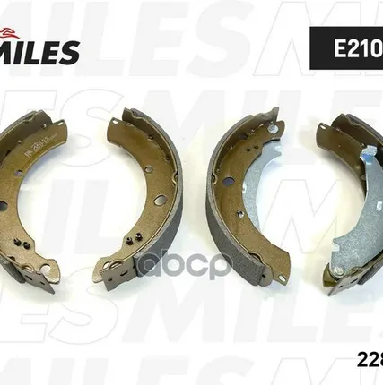 Фото №0 E210539 MILES Колодки торм.бар.VW POLO SEDAN 10- (228x42) Miles арт. E210539