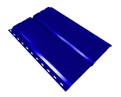 фото Сайдинг Кровля Сервис Брусnika софит Ультрамаиново-синий 0,45 мм Полиэстер