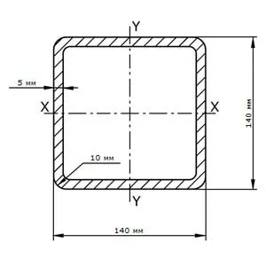 фото Труба профильная 140х140х5.0