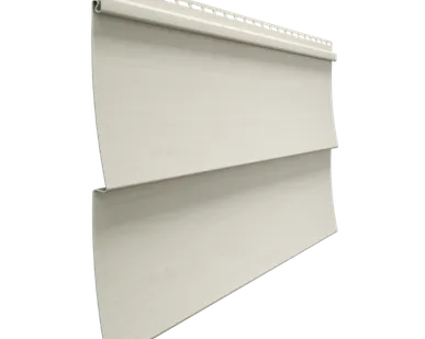 фото Сайдинг Docke Ёлочка D5С Сливки Деке Стандарт виниловый