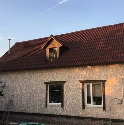 Фото №4 Ондулин Черепица Коричневый 0,96*1,95 м