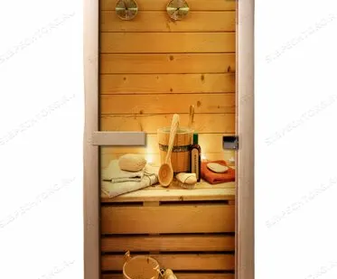 фото Дверь стекло Фотопечать DoorWood арт.А033 (1800х70)