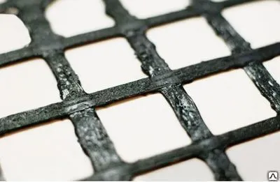 Фото №0 Геосетка СЛАВРОС (садовая) армирующая для грунта