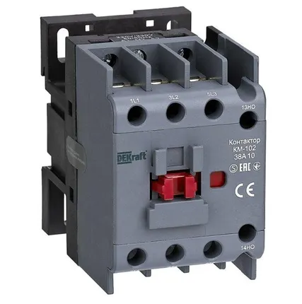 Фото №0 Контактор 38А 220В/230В АС3 АС4 1НО КМ-102 SchE 22313DEK