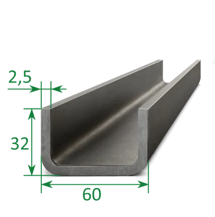 Фото №0 Швеллер гнутый 60х32х2,5
