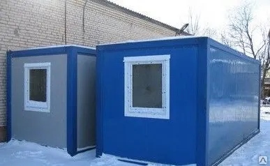 фото Блок-контейнер,
 размер 6х2,4х2,5, полезная площадь 12,8 м2