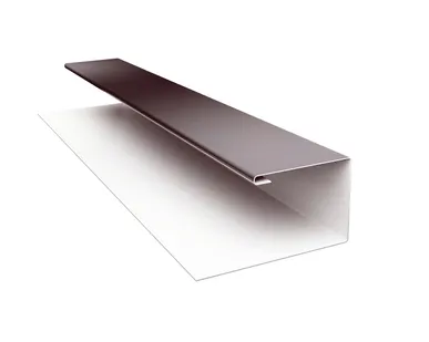 фото Планка П-образная БХ new 0,45 Drap ST RAL 8017 шоколад