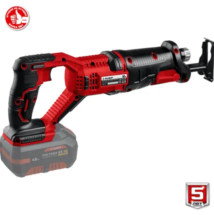 Фото №6 Пила сабельная аккумуляторная Зубр СПЛ-185, 18 В, без АКБ и ЗУ