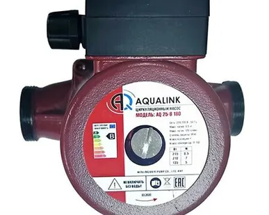 фото Насос циркуляционный Aqualink 25-6 180 с гайками