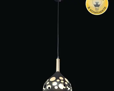 фото Подвесной светильник 2-4985-1-BK+FG Максисвет