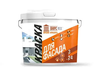 фото Краска фасадная БирсМикс 3кг