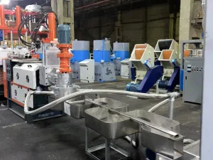 Фото №10 Каскадный гранулятор для пленки в Москве