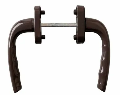 фото Гарнитур балконный алюминиевый, коричневый