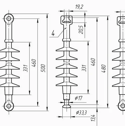 Фото №0 Изолятор ЛК-70/220-И-4 ГП (ЛК-70/220-В4)