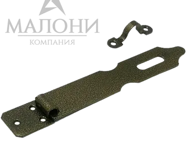 фото Накладка дверная 125х30мм, антик бронза