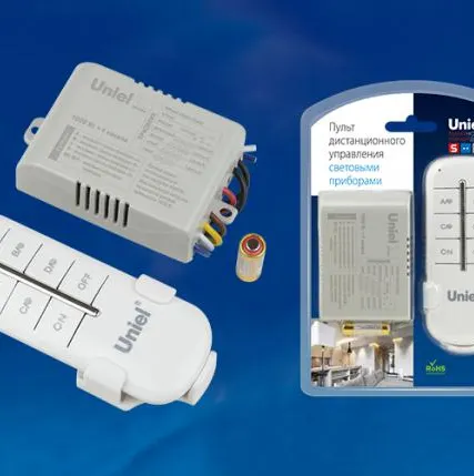 Фото №0 Пульт управления светом UCH-P005-G4-1000W-30M Пульт управления светом. 4 канала*1000Вт. ТМ Uniel