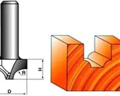 фото Фреза врезная профильная СТФ-1009-8-35-25 8мм