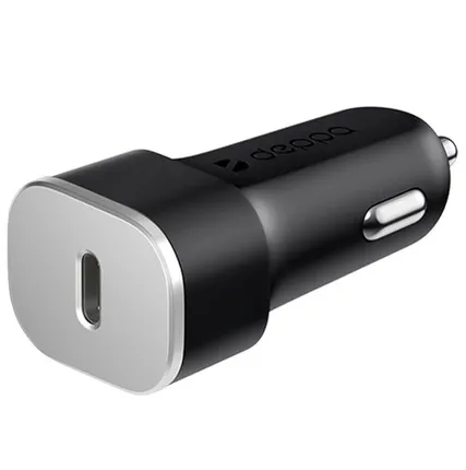 Фото №0 Автомобильное зарядное устройство Deppa 18W USB-C 11289 Black