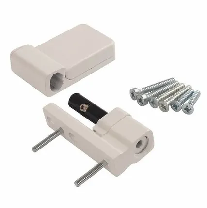 Фото №0 Петля дверная Elementis K-S (15-20 мм), на 100кг., Белый, RAL9016