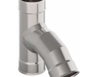 фото Тройник 135° d 120, 0,5 мм нержавейка