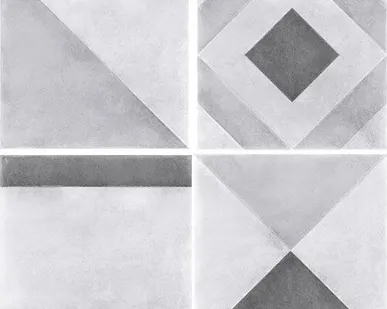фото Керамический гранит CERSANIT Motley 298x298 пэчворк геометрия серый микс 14490 (MO4A094)
