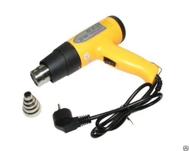 фото Электрофен для термоусадки (220V/800-1500Вт) оранж.