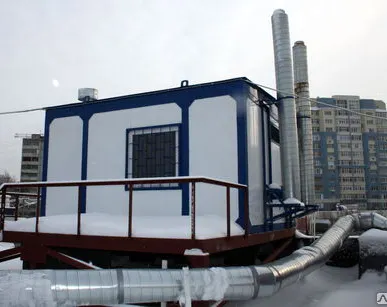 фото Крышная газовая котельная