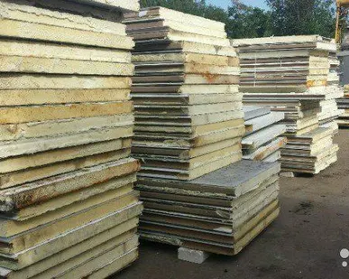 фото Сэндвич-панель ппу100 б/у 2,37 м