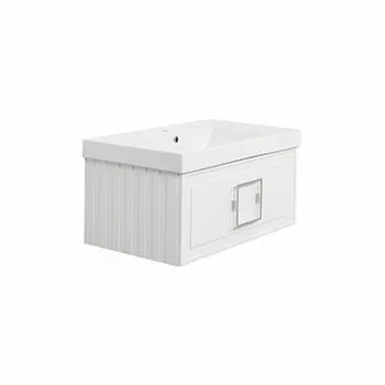 Фото №0 Тумба под раковину TONI ARTI Cantu 100 белый матовый